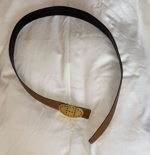 Hermes black tan reversible - hermes,