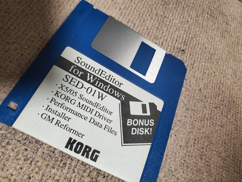 Korg sound editor sed - sound, sed-01w