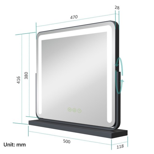 Emke large led vanity - led, mirror