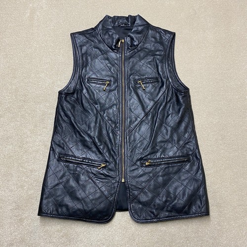 Genuine leather waistcoat - c&a,