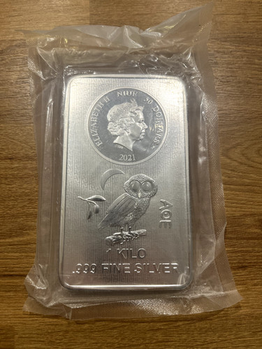Owl fine silver bullion - owl, 1