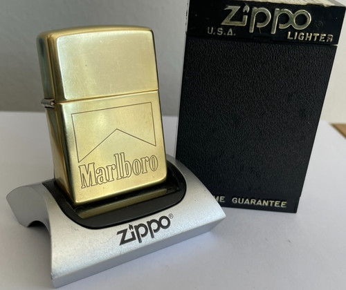 Vintage solid brass zippo - 🔥,