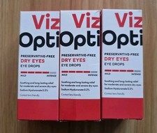 3x 10ml VizOpti Dry Eyes