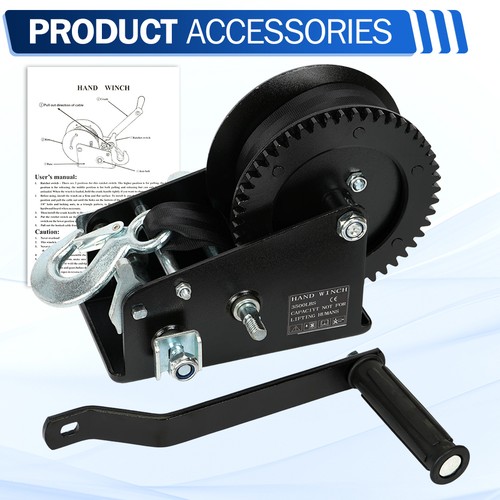 3500lbs hand winch gear - hand,