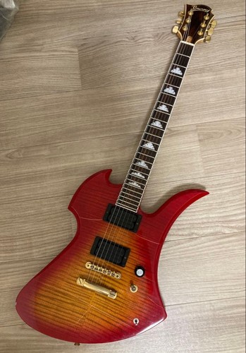 Burny electric guitar - guitar, hide