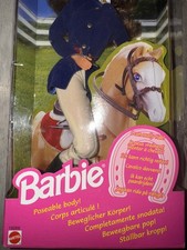 Barbie Horse Riding Doll Mattel 19268 1997 Box slight squashed