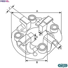 HOLDER CARBON BRUSHES F 032