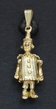 9 Carat Yellow Gold Hollow Flexible Clown Pendant 24mm (80.25.828)