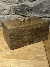 Mouseman Oak Trinket Box