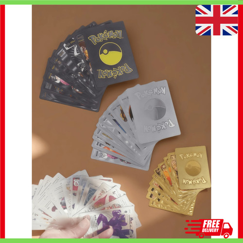 55pcs pokemon card foil - foil, gold
