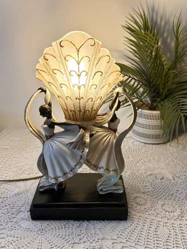 Art deco style figural table - style,