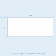 1600mm Front Bath Bathtub Panel Bathroom High Gloss White Acrylic