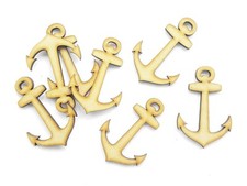 Wooden MDF Anchor Shapes Ship Boat Yacht Nautical Sea Crafting Craft Shape