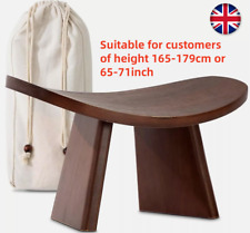 Bamboo Meditation Stool Bench for Meditating Yoga Practice Ergonomic for 65-71''