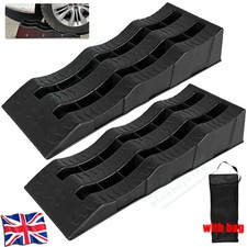 2Pcs Motorhome Caravan Levelling Ramps + Bag Wheel Leveller 5 Ton Heavy Duty