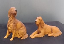 Irish Red Setters. Sculptures