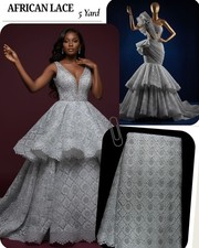 5 yards African cord lace