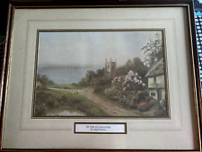 By The Village Pond Framed Art Print Daniel Sherrin 14.5" x 11.5" Landscape