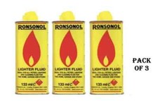 3 x Genuine Ronsonol Premium