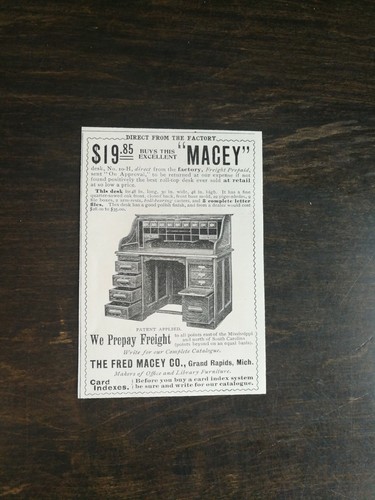 Vintage 1899 macey - vintage, roll