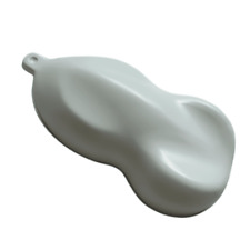 10 Pack of WHITE Hydrographics Paint Car Wrapping Speed Shapes 9" x 5"