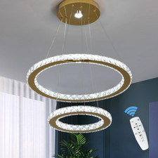 Crystal 2-Rings Gold