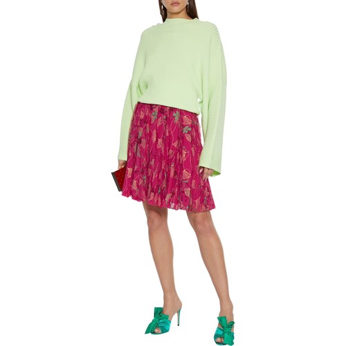 Valentino pleated floral silk - valentino,