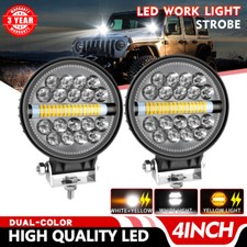 Pair 4 inch 48W 4800lm White