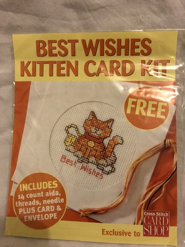 Cross stitch card kit best - cross,