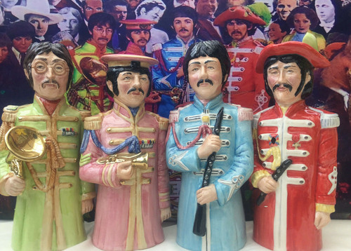 Toby jugs the beatles sgt - jugs.,