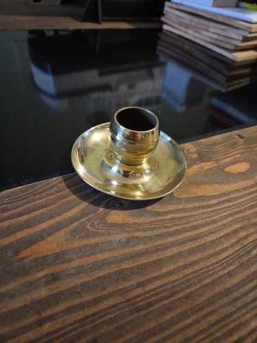 Made england brass candle - in,