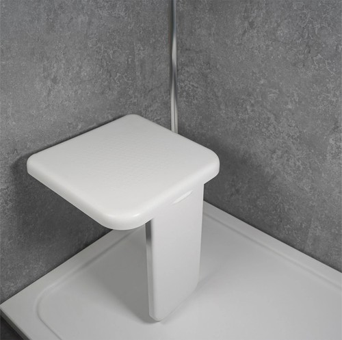 Wall mounted shower seat - wall-mounted, for