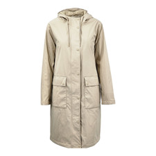 M&S Collection Rubber Hooded Funnel Neck Raincoat RRP £79.00
