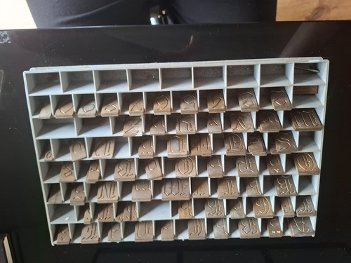 Engraving machine letter sets - machine,