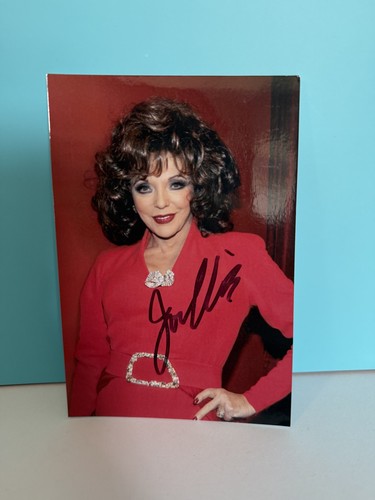 Joan collins hand signed - **hand, signed**