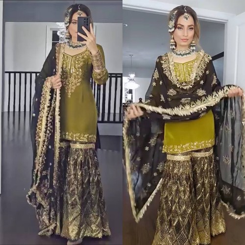 Palazzo suit new party salwar - party,