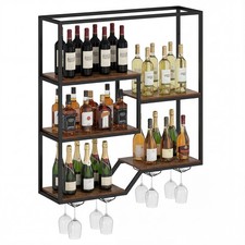 5-Tier Wine Rack Wall Mounted