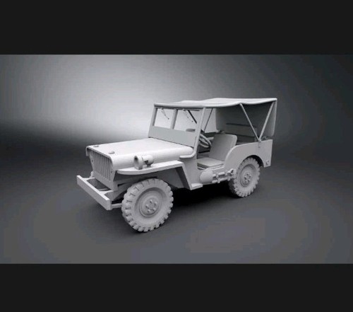 Ww2 allied jeep - willys, mb