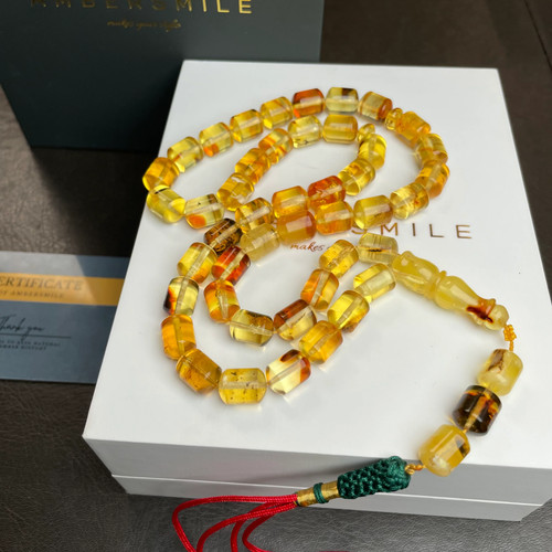 Lemon amber misbaha - lemon,