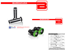 BARRACUDA ARGEN KNOBS + GREEN COUNTERWEIGHTS BLX KAWASAKI ZZR 1100 1200 1400
