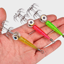 Light LED Squid Jig Hooks Waterproof Electronic Squid Lure  Underwater Fishing