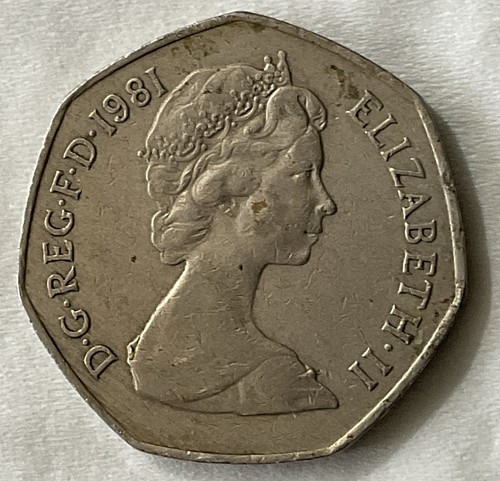 1981 new pence coin - new,