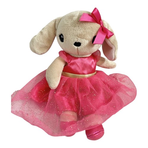 Bunny soft toy - bunny, pink