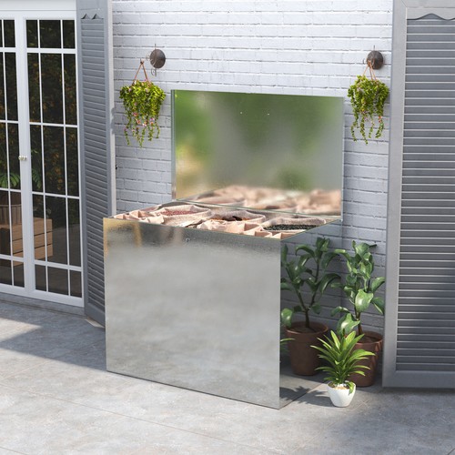 Large ltr galvanised metal - 64,