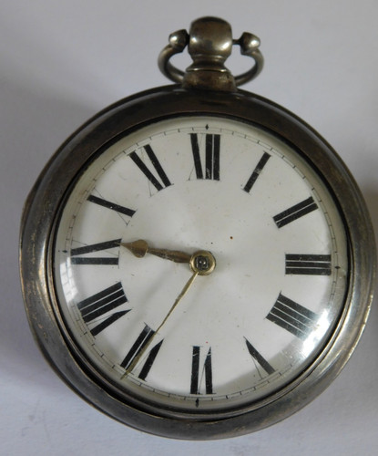 C1857 antique pair case solid - pair,