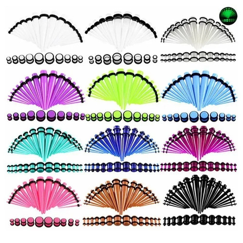 36x surgical steel ear taper - ear,