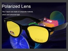 Polarised Yellow Lens Night