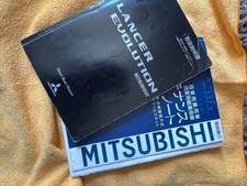 Mitsubishi Evo 7 8 9 Handbook Service Book Japanese Manual