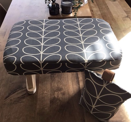 Orla kiely grey stem fabric - orla,
