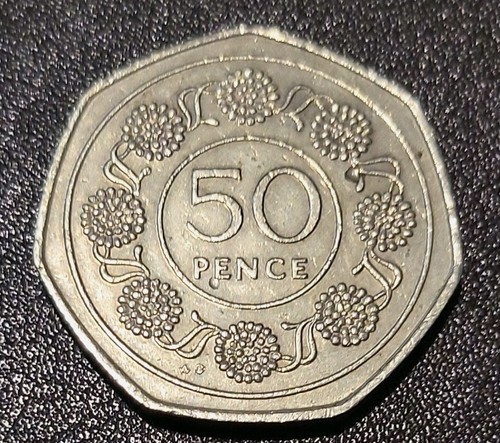 1988 gibraltar large size - 1988, 50p